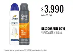 Super MAMI Dove desodorante oferta