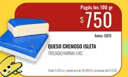 Super MAMI Isleta queso cremoso oferta