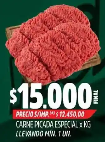 Carne picada especial