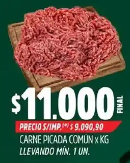 Supermercados Yaguar Carne picada común oferta