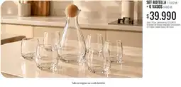 Super MAMI Set botella + 6 vasos oferta