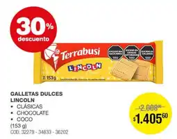 Atomo Conviene Terrabusi galletas dulces lincoln oferta