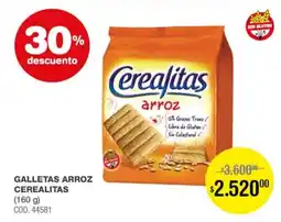 Atomo Conviene Cerealitas galletas arroz oferta