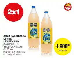 Atomo Conviene Levite agua saborizada levite cero sabores seleccionados oferta