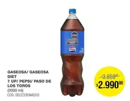Atomo Conviene Pepsi gaseosa/ gaseosa diet 7 up/ pepsi/ paso de los toros oferta