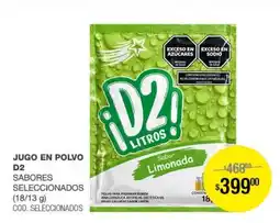 Atomo Conviene D2 jugo en polvo sabores seleccionados oferta