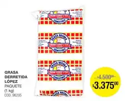 Atomo Conviene Juan lópez y cía grasa vacuna derretida oferta
