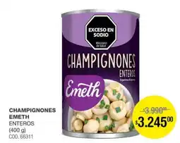Atomo Conviene Emeth champignones enteros oferta