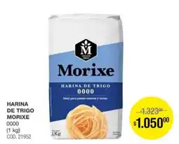 Atomo Conviene Morixe harina de trigo 0000 oferta