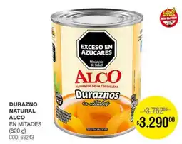 Atomo Conviene Alco duraznos en mitades oferta