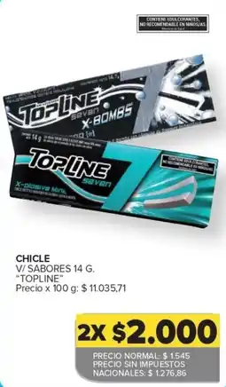 Carrefour Express Topline chicle oferta