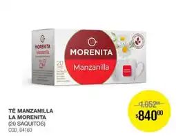 Atomo Conviene La morenita té manzanilla oferta