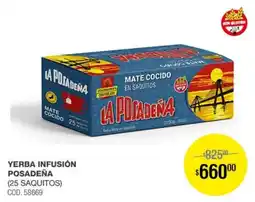 Atomo Conviene La posadenaña mate cocido en saquitos oferta