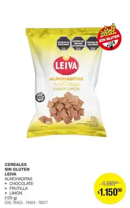 Atomo Conviene Leiva almohaditas rellenas sabor limón oferta