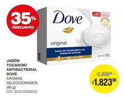 Atomo Conviene Dove jabón tocadador/antibacterial aromas seleccionados oferta