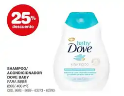Atomo Conviene Dove baby shampoo/acondicionador para bebé oferta