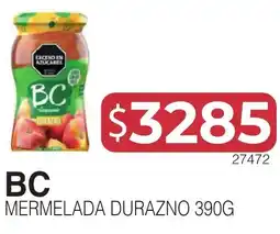 Masivos BC mermelada durazno oferta