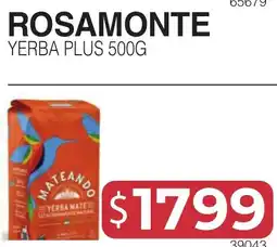 Masivos Rosamonte yerba plus oferta