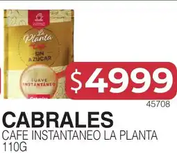 Masivos Cabrales cafe instantaneo la planta oferta