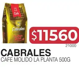Masivos Cabrales cafe molido la planta oferta