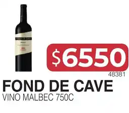 Masivos Fond de cave vino malbec oferta