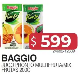 Masivos Baggio jugo pronto multifruta/mix frutas oferta