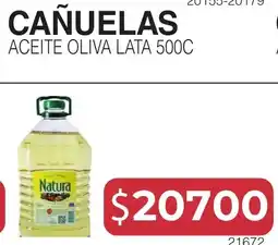 Masivos Natura aceite oliva lata 500c oferta