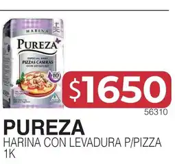 Masivos Pureza harina con levadura p/pizza oferta