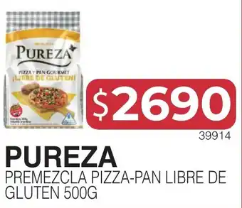 Pureza premezcla pizza-pan libre de gluten