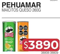 Masivos Pringles maicitos queso oferta