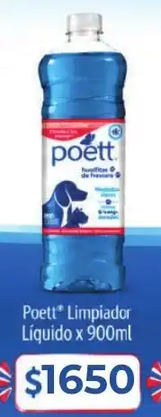Masivos Poett limpiador liquido oferta