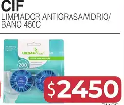 Masivos Cif limpiador antigrasa/vidrio/bano 450c oferta