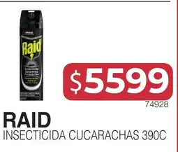 Masivos Raid insecticida cucarachas 390c oferta