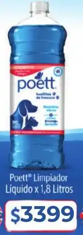 Masivos Poett limpiador liquido oferta
