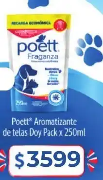 Masivos Poett aromatizante de telas doy pack oferta