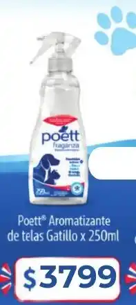 Masivos Poett aromatizante de telas gatillo oferta