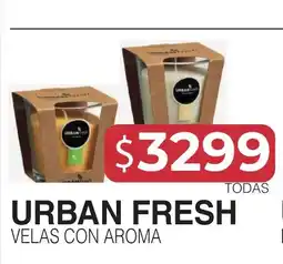 Masivos Urban fresh velas con aroma oferta