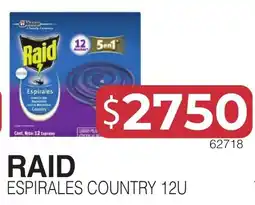 Masivos Raid espirales country 12u oferta