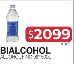 Masivos Bialcohol alcohol fino 96° 500c oferta