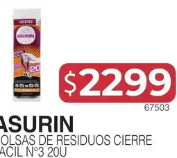 Masivos Asurin bolsas de residuos cierre acil n°3 oferta
