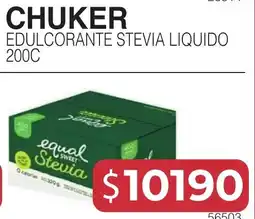 Masivos Chuker edulcorante stevia liquido oferta