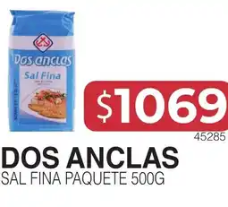 Masivos Dos anclas sal fina paquete oferta