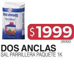 Masivos Dos anclas sal parrillera paquete oferta