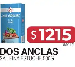 Masivos Dos anclas sal fina estuche oferta