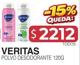 Masivos Veritas polvo desodorante oferta