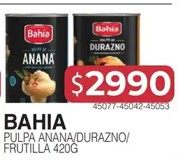 Masivos Bahia pulpa anana/durazno/frutilla oferta