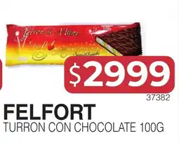 Masivos Felfort turron con chocolate oferta