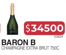 Masivos Baron b champagne extra brut oferta