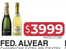 Masivos Fed. alvear champagne extra brut/extra oferta