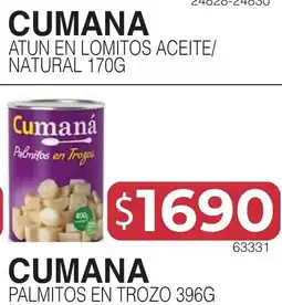 Masivos Cumana atun en lomitos aceite/ natural oferta